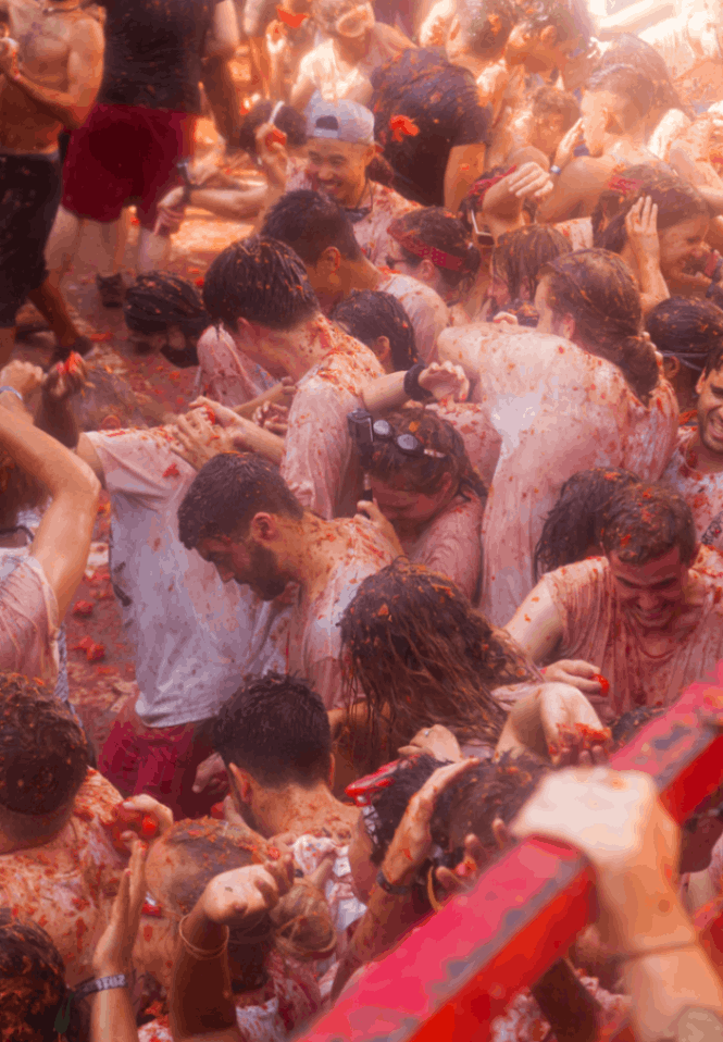 The La Tomatina 